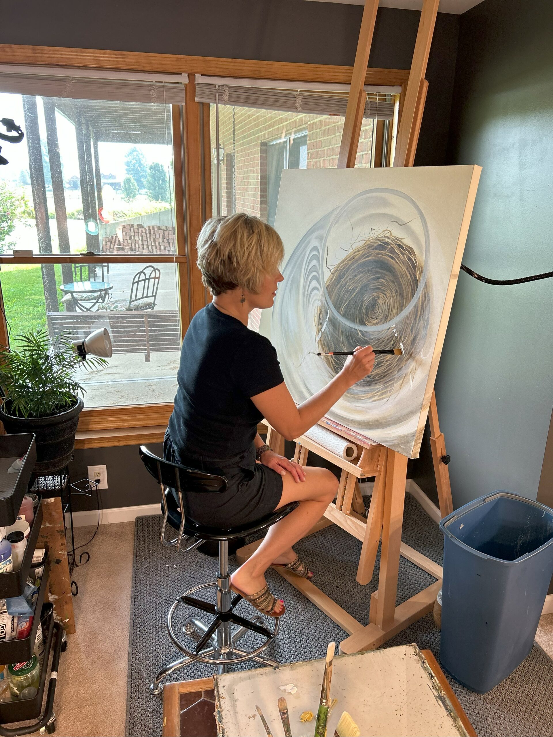 Lindsey Kiser.easel.2023 NewBeginnings.Jaeger.Lindsey.copyright.2019