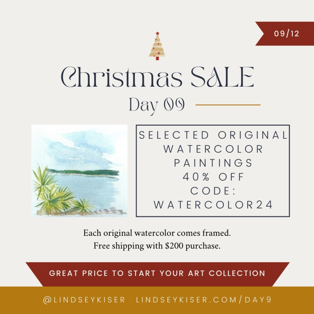 Red and Gold Modern Simple 12 Days of Christmas Sale Instagram Post(7)